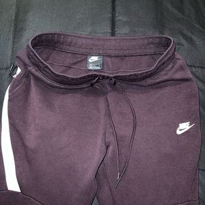 Nike fleece track pants